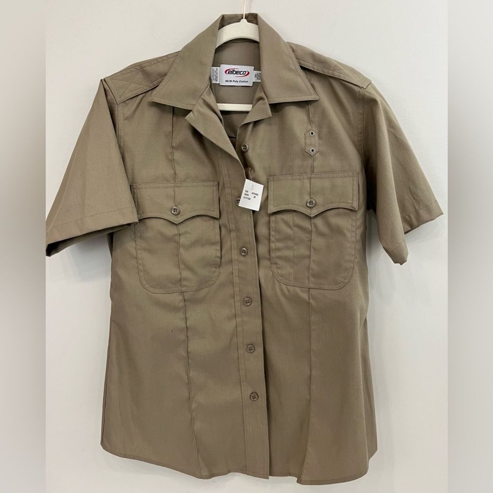Elbeco LA County Sheriff Women's RipStop Short Sleeve Shirt Size 38